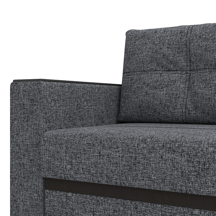 Смарт/ Диван - кровать 3-х мест рогожка серая